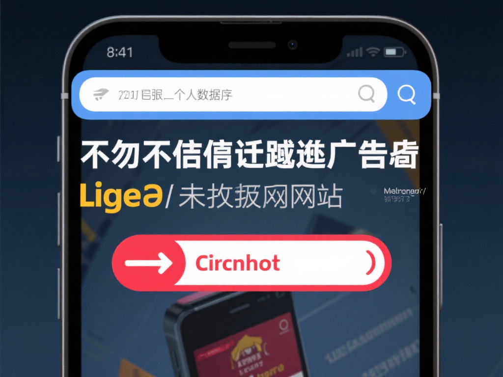 切勿轻信随处可见的广告链接或未授权的网站。这类链接
