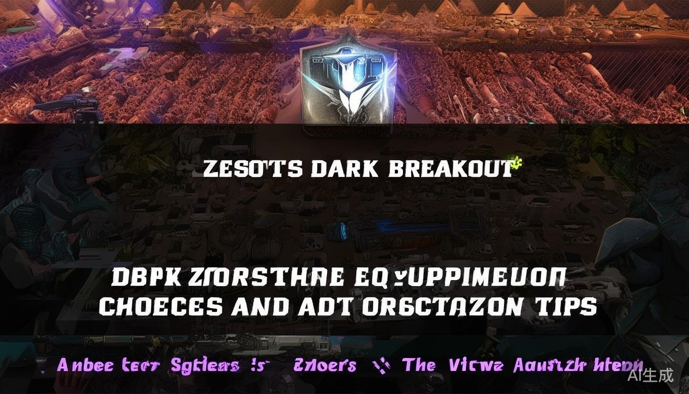 在当今电竞圈中，暗区突围作为一款深受玩家喜爱的策略